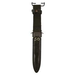 Knife, Trench, USM3, IMPERIAL on Blade, with USM8 Scabbard