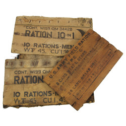 Panneaux, caisses de rations, Type C et Ten-in-One