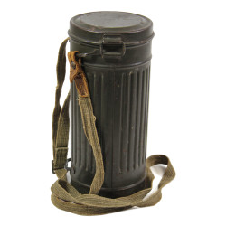 Mask, Gas, M30, German, 1942, with Canister, Named, Flak, Amsterdam