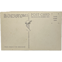 Carte postale, US Paratroops, Camp Mackall, Howitzer