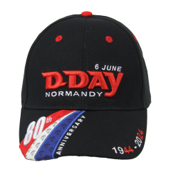 Cap, Baseball, 80th Anniversary, D-Day Normandy, black
