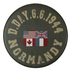 Bottle Opener, magnet, D-Day 6.6.1944 Normandy, round
