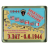 Magnet , D-Day landing beaches, resin