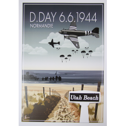 Poster, Utah Beach