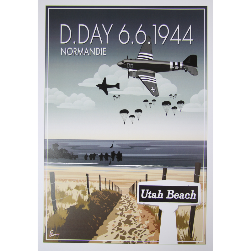 Poster, Utah Beach