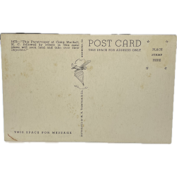 Carte postale, US Paratroops, Camp Mackall, "Ready to Jump"