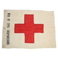 Drapeau, Deutsches Rotes Kreuz, Kriegsmarine, 1943