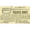 Knife, Trench, M1917, L.F. & C., with Scabbard, 1918