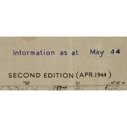 Carte d'Isigny-Carentan, Top Secret, 1944, Normandie