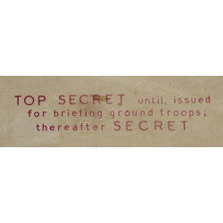 Carte d'Isigny-Carentan, Top Secret, 1944, Normandie