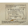 Carte d'Isigny-Carentan, Top Secret, 1944, Normandie