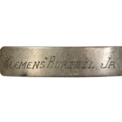 Lot de deux gourmettes, Pfc. Klemens Burdzel, US Army