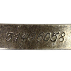 Lot de deux gourmettes, Pfc. Klemens Burdzel, US Army