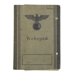 Wehrpaß, Kanonier Josef Vogt, Flak, Luftwaffe, 1944-1945