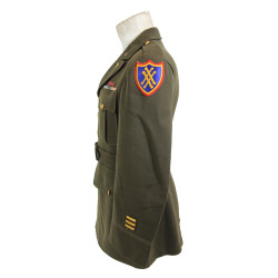 Grouping, Maj. James Lanier, Medic, 242nd Field Arty Bn., 79th Infantry Division, ETO