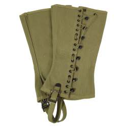 Leggings, Canvas, M-1938, US Army, Luxe
