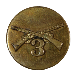 Disk, Collar, 3rd Inf. Regt., 106th Infantry Division, SB