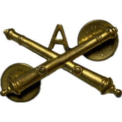 Insigne de col officier, Artillery, A Battery