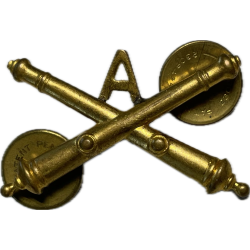 Insignia, Collar, Artillery Officer, A Battery