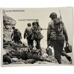 Photo, US Army, 16th Inf. Regt. 1st Infantry Division, Omaha Beach, D-Day