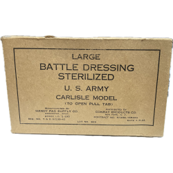 First-Aid, Large Battle Dressing Sterilized, Navy contract N140S (corpsman)