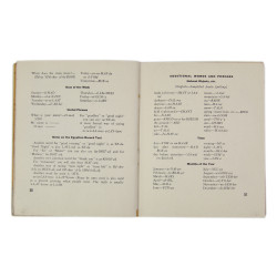 Livret, Pocket Guide to Egypt, 1943