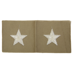 Paire de grades de Brigadier General, en tissu