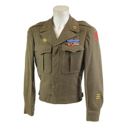 Jacket, Ike, Pfc. Harold Bowers, 90th Infantry Division, ETO