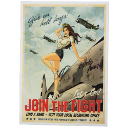 Carte postale, "Join the Fight"