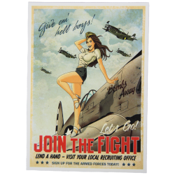 Postcard, 'Join the Fight'