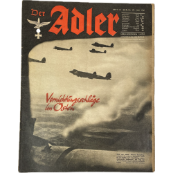Magazine, Der Adler, 29 juillet 1941