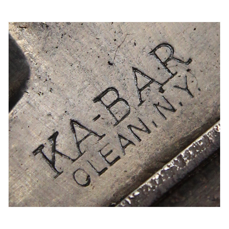 Knife, Combat, USMC, 1st Type, KABAR, OLEAN, N.Y., with Leather Scabbard