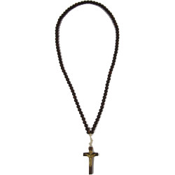 Rosary, Wooden Beads, Catholic, US Army
