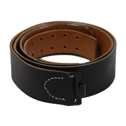 Belt, leather, German, black