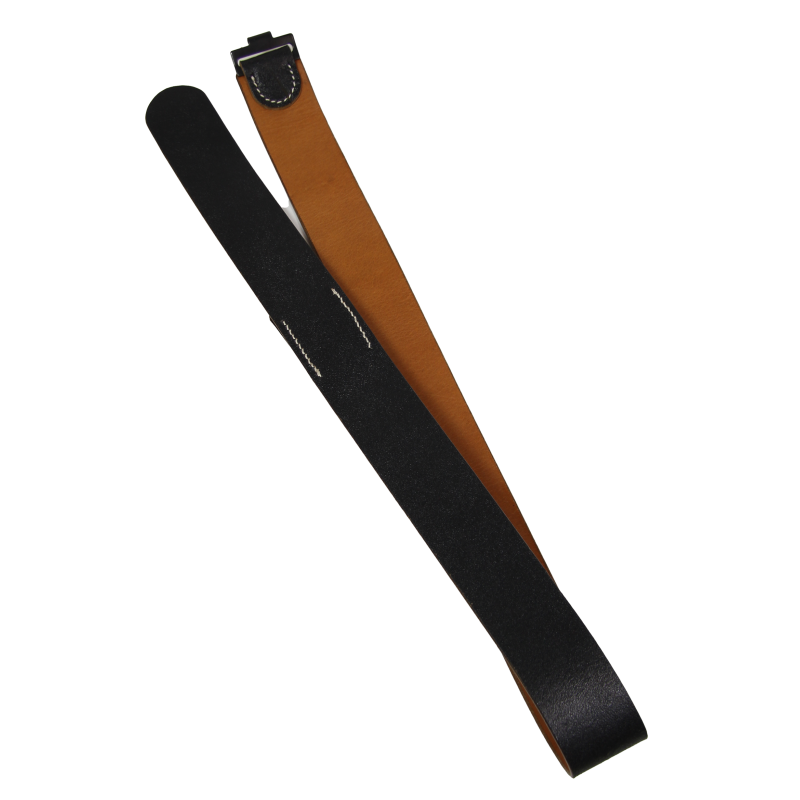 Belt, leather, German, black