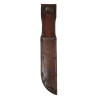 Couteau de combat, MK 2, ROBESON SHUREDGE, US Navy, avec fourreau en cuir