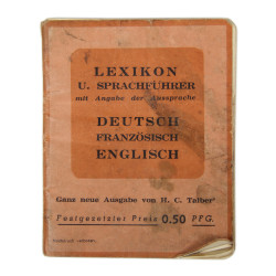 Handbook, Conversation, French-German-English