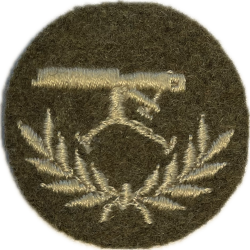 Badge, Machine Gunner, Embroidered