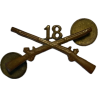 Insigne de col officier, 18th Inf. Regt., 1st Infantry Division, à pin's