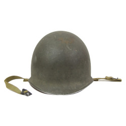 Helmet, M1, Fixed Loops, with Liner, SEAMAN PAPER CO., Green A Washers