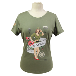 T-shirt, femme, pin up, 80th Anniversary of D-Day
