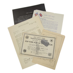Dog Tag & Documents, 1st Lt. Elisabeth Green, US Army Nurse Corps, 192nd General Hospital, ETO