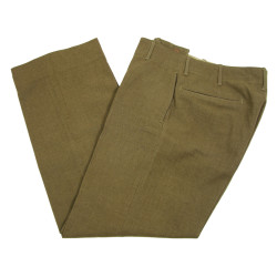 Trousers, Wool, Serge, OD, 31 x 31, 1941