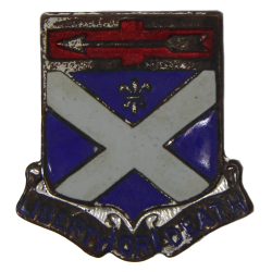 Distinctive Insignia, Crest, 276th Engineer Battalion, PB