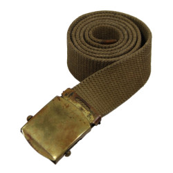 Belt, Trousers, Officer's, US Army, J.Q.M.D., Size 36, 1942