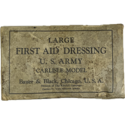 Large First-Aid Dressing, U.S. Army, BAUER & BLACK