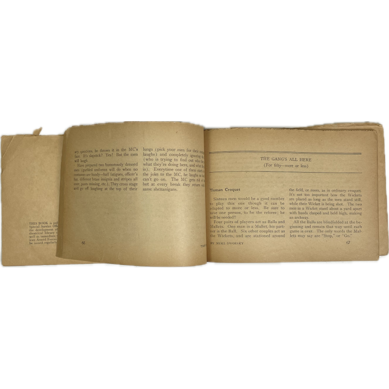 Booklet, TIME OUT, 1944