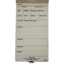 Booklet, Tag, Medical, Emergency, EMT, MTO
