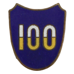 Crest, 100th Infantry Division, pin back