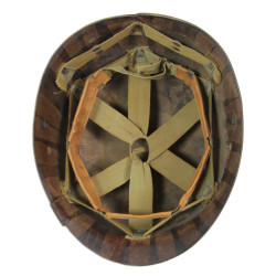 Helmet, Parachutist, M2, Camouflaged, INLAND Liner